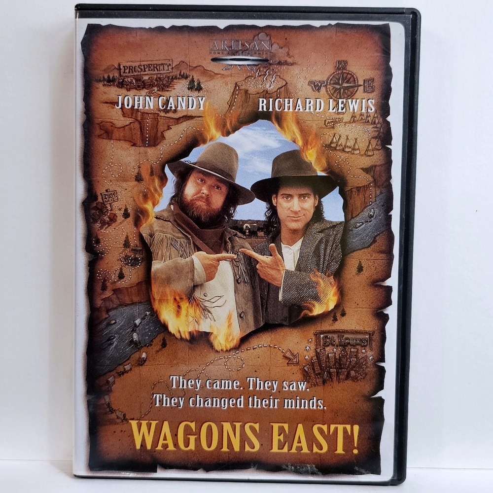 Wagons East! DVD‎ John Candy Richard Lewis Artisan Comedy Western Spoof 1994